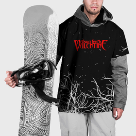 Накидка на куртку 3D с принтом Bullet for my valentine rock music , 100% полиэстер |  | Тематика изображения на принте: 