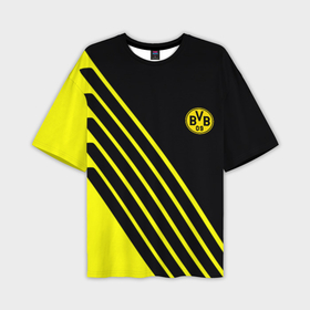 Мужская футболка oversize 3D с принтом Borussia sport line uniform ,  |  | 