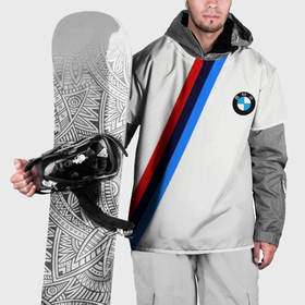 Накидка на куртку 3D с принтом BMW brend geometry sport в Санкт-Петербурге, 100% полиэстер |  | 