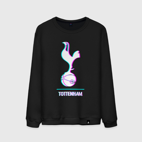 Мужской свитшот хлопок с принтом Tottenham FC в стиле glitch в Санкт-Петербурге, 100% хлопок |  | 