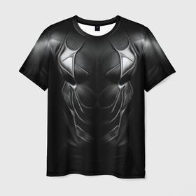 Мужская футболка 3D с принтом Экзоскелет торс в Курске, 100% полиэфир | прямой крой, круглый вырез горловины, длина до линии бедер | 