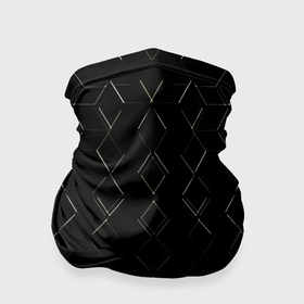 Бандана-труба 3D с принтом Чёрные текстуры броня в Кировске, 100% полиэстер, ткань с особыми свойствами — Activecool | плотность 150‒180 г/м2; хорошо тянется, но сохраняет форму | 