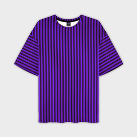 Мужская футболка oversize 3D с принтом Вертикальные полосы фиолетовый в Курске,  |  | 