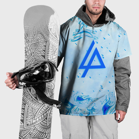 Накидка на куртку 3D с принтом Linkin park холодный огонь бренд , 100% полиэстер |  | 
