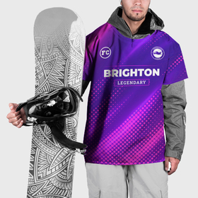 Накидка на куртку 3D с принтом Brighton legendary sport grunge в Санкт-Петербурге, 100% полиэстер |  | 