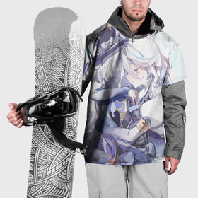 Накидка на куртку 3D с принтом Genshin Impact Furina hugs в Белгороде, 100% полиэстер |  | Тематика изображения на принте: 
