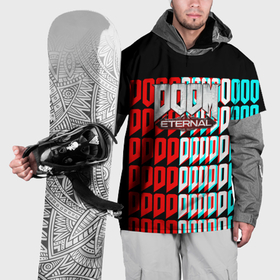 Накидка на куртку 3D с принтом Doom eternal glitch в Тюмени, 100% полиэстер |  | 