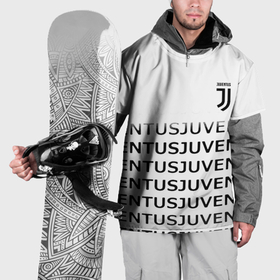 Накидка на куртку 3D с принтом Ювентус лого паттерн спорт в Тюмени, 100% полиэстер |  | 