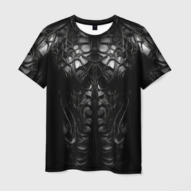Мужская футболка 3D с принтом Нанокостюм в Курске, 100% полиэфир | прямой крой, круглый вырез горловины, длина до линии бедер | 
