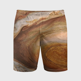Мужские шорты спортивные с принтом Волны Юпитера   star dust ,  |  | 
