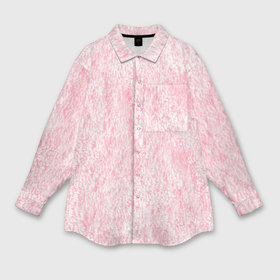 Мужская рубашка oversize 3D с принтом Розовая плюшевая мягкая текстура в Санкт-Петербурге,  |  | 