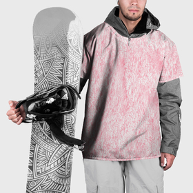 Накидка на куртку 3D с принтом Розовая плюшевая мягкая текстура в Санкт-Петербурге, 100% полиэстер |  | 