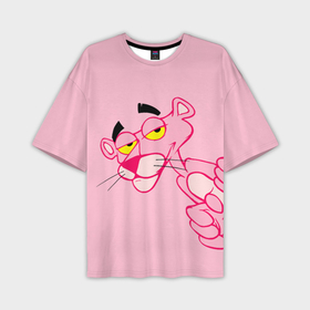 Мужская футболка oversize 3D с принтом Розовая пантера ,  |  | Тематика изображения на принте: 