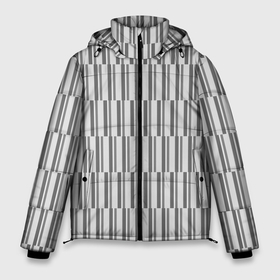 Мужская зимняя куртка 3D с принтом Светло серый полоски в Белгороде, верх — 100% полиэстер; подкладка — 100% полиэстер; утеплитель — 100% полиэстер | длина ниже бедра, свободный силуэт Оверсайз. Есть воротник-стойка, отстегивающийся капюшон и ветрозащитная планка. 

Боковые карманы с листочкой на кнопках и внутренний карман на молнии. | Тематика изображения на принте: 