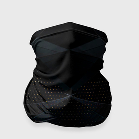 Бандана-труба 3D с принтом Чёрная абстро текстура в Кировске, 100% полиэстер, ткань с особыми свойствами — Activecool | плотность 150‒180 г/м2; хорошо тянется, но сохраняет форму | 