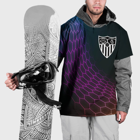 Накидка на куртку 3D с принтом Sevilla футбольная сетка , 100% полиэстер |  | Тематика изображения на принте: 