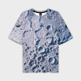 Мужская футболка oversize 3D с принтом Кратеры на Луне   star dust в Новосибирске,  |  | Тематика изображения на принте: 