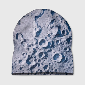 Шапка 3D с принтом Кратеры на Луне   star dust в Новосибирске, 100% полиэстер | универсальный размер, печать по всей поверхности изделия | Тематика изображения на принте: 