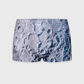 Мужские трусы 3D с принтом Кратеры на Луне   star dust в Новосибирске, 50% хлопок, 50% полиэстер | классическая посадка, на поясе мягкая тканевая резинка | Тематика изображения на принте: 