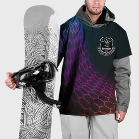 Накидка на куртку 3D с принтом Everton футбольная сетка в Екатеринбурге, 100% полиэстер |  | 