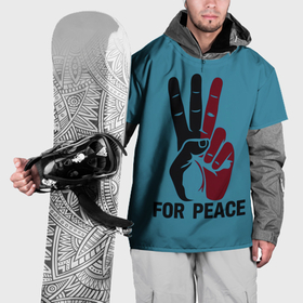 Накидка на куртку 3D с принтом Знак победы Victory в Тюмени, 100% полиэстер |  | Тематика изображения на принте: 