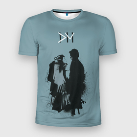 Мужская футболка 3D Slim с принтом Depeche Mode some great reward в Белгороде, 100% полиэстер с улучшенными характеристиками | приталенный силуэт, круглая горловина, широкие плечи, сужается к линии бедра | Тематика изображения на принте: 
