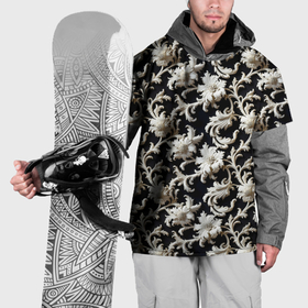 Накидка на куртку 3D с принтом Узор в стиле барокко , 100% полиэстер |  | 