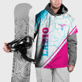 Накидка на куртку 3D с принтом Lazio neon gradient style вертикально в Белгороде, 100% полиэстер |  | 