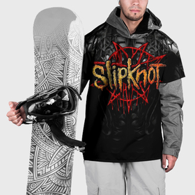 Накидка на куртку 3D с принтом Slipknot band в Новосибирске, 100% полиэстер |  | 