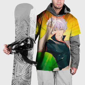 Накидка на куртку 3D с принтом Гинтоки Саката из Гинтамы в Курске, 100% полиэстер |  | 