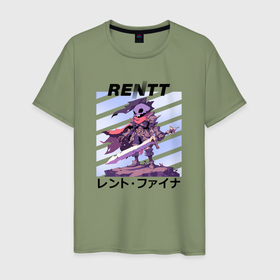 Мужская футболка хлопок с принтом Rentt   The Unwanted Undead Adventurer в Курске, 100% хлопок | прямой крой, круглый вырез горловины, длина до линии бедер, слегка спущенное плечо. | 