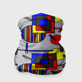 Бандана-труба 3D с принтом Rectangular abstraction в Екатеринбурге, 100% полиэстер, ткань с особыми свойствами — Activecool | плотность 150‒180 г/м2; хорошо тянется, но сохраняет форму | 