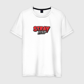 Мужская футболка хлопок с принтом Stray Kids funs в Екатеринбурге, 100% хлопок | прямой крой, круглый вырез горловины, длина до линии бедер, слегка спущенное плечо. | 