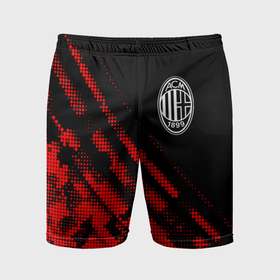 Мужские шорты спортивные с принтом AC Milan sport grunge ,  |  | 