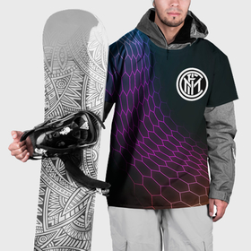 Накидка на куртку 3D с принтом Inter футбольная сетка в Курске, 100% полиэстер |  | Тематика изображения на принте: 
