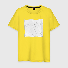 Мужская футболка хлопок с принтом Магия гор и лесов в Курске, 100% хлопок | прямой крой, круглый вырез горловины, длина до линии бедер, слегка спущенное плечо. | 