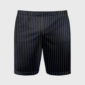 Мужские шорты спортивные с принтом Тёмный синий в полоску в Тюмени,  |  | Тематика изображения на принте: 