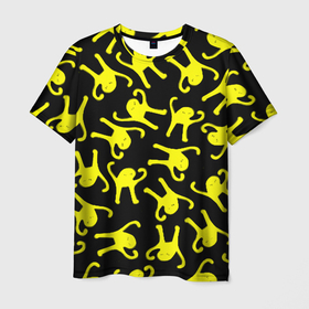 Мужская футболка 3D с принтом Ъуъ съука pattern mem в Курске, 100% полиэфир | прямой крой, круглый вырез горловины, длина до линии бедер | 