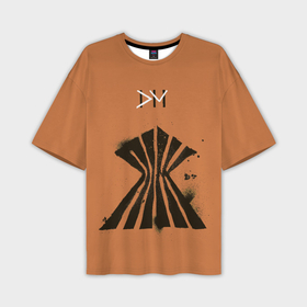 Мужская футболка oversize 3D с принтом Depeche Mode a broken frame в Кировске,  |  | Тематика изображения на принте: 