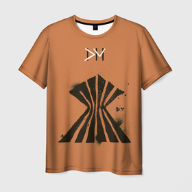 Мужская футболка 3D с принтом Depeche Mode a broken frame , 100% полиэфир | прямой крой, круглый вырез горловины, длина до линии бедер | 