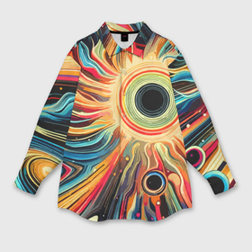 Мужская рубашка oversize 3D с принтом Space abstraction   ai art в Курске,  |  | Тематика изображения на принте: 