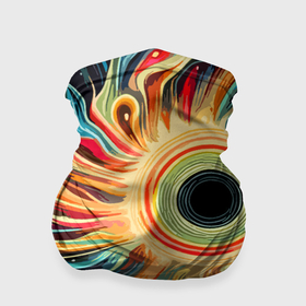 Бандана-труба 3D с принтом Space abstraction   ai art , 100% полиэстер, ткань с особыми свойствами — Activecool | плотность 150‒180 г/м2; хорошо тянется, но сохраняет форму | 