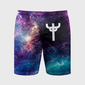 Мужские шорты спортивные с принтом Judas Priest space rock в Курске,  |  | Тематика изображения на принте: 