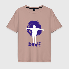 Мужская футболка хлопок Oversize с принтом Dave Gahan   Devotional в Тюмени, 100% хлопок | свободный крой, круглый ворот, “спинка” длиннее передней части | 