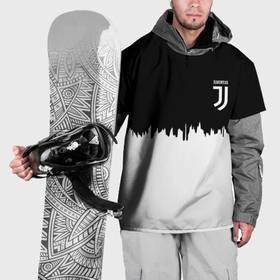Накидка на куртку 3D с принтом Juventus белый огонь текстура в Екатеринбурге, 100% полиэстер |  | 