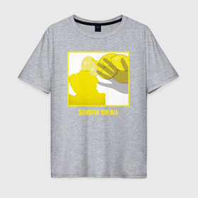 Мужская футболка хлопок Oversize с принтом Squeeze em all в Тюмени, 100% хлопок | свободный крой, круглый ворот, “спинка” длиннее передней части | 
