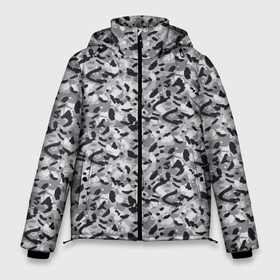 Мужская зимняя куртка 3D с принтом Пикселированный городской серый камуфляж , верх — 100% полиэстер; подкладка — 100% полиэстер; утеплитель — 100% полиэстер | длина ниже бедра, свободный силуэт Оверсайз. Есть воротник-стойка, отстегивающийся капюшон и ветрозащитная планка. 

Боковые карманы с листочкой на кнопках и внутренний карман на молнии. | Тематика изображения на принте: 