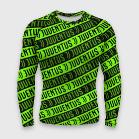 Мужской рашгард 3D с принтом Juventus green pattern sport ,  |  | 