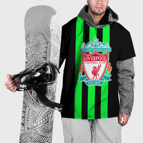 Накидка на куртку 3D с принтом Liverpool line green , 100% полиэстер |  | 