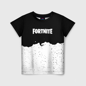 Детская футболка 3D с принтом Fortnite тёмная ночь в Курске, 100% гипоаллергенный полиэфир | прямой крой, круглый вырез горловины, длина до линии бедер, чуть спущенное плечо, ткань немного тянется | 